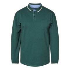 North Latitude Superflex Polo LS Zielony/Khaki