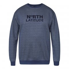 North Latitude Crewneck Logo Sweat Granatowy