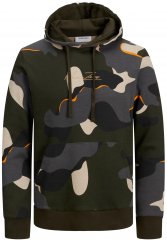 Jack & Jones JJCRAMP Hoodie Green