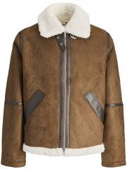 Jack & Jones Cole Aviator Jacket Cognac