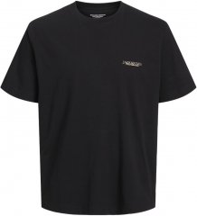 Jack & Jones Boston Photo Crew Neck T-Shirt Black