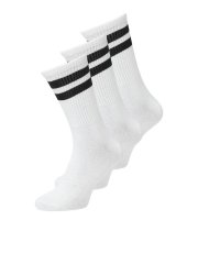 Jack & Jones Travis Skarpety tenisowe Biały 3-pack