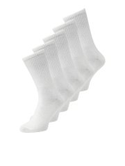 Jack & Jones Basic Skarpety tenisowe Biały 5-pack