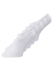 Jack & Jones Basic Skarpety stopki Biały 5-pack