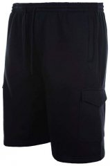 Espionage LW051 czarne cargo szorty dresowe