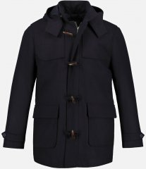 JP1880 Duffle Coat Water Repellent with Detachable Hood Navy