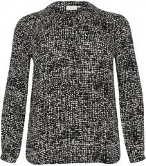 Kaffe Curve Mila Ami Bluzka Czarny/Turtledove