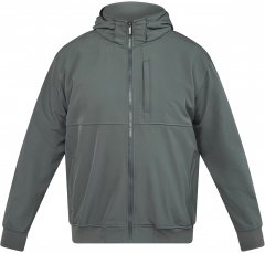 North Latitude 61301 Kurtka Softshell z Odpinaną Kapturą Ciemnozielony