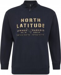 North Latitude Sweatshirt Half-Zip Navy