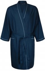 Espionage PJ091 Lightweight Bathrobe Navy