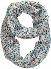 Ulla Popken Ditsy Floral Infinity Scarf Off-White