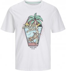 Jack & Jones Elijah Crew Neck T-Shirt White
