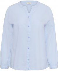 Kaffe Curve Nana Koszula z długim rękawem Niebieski