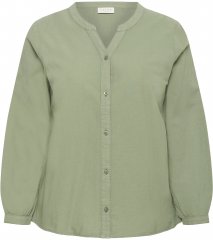 Kaffe Curve Nana Koszula z długim rękawem Zielony