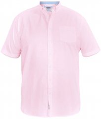 D555 James Koszula Oxford Z Krótkim Rękawem TALL Różowa