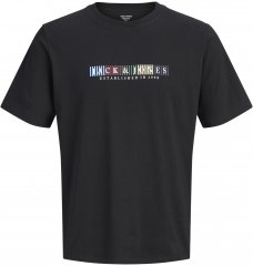 Jack & Jones Nantucket Branding T-Shirt Czarny