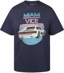 North Latitude 61351 MIAMI VICE T-Shirt Granatowy