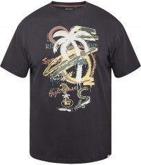 North Latitude 61360 T-Shirt Z Nadrukiem Czarny