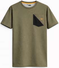 Motley Denim Milan T-shirt Ciemny khaki