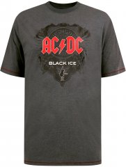 D555 Clydebank T-Shirt Official AC/DC Black Ice Grey