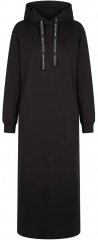 Nora Mikken MARTINA Maxi Hoodie Dress Black