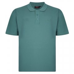 Espionage P074C Koszulka Polo z Krótkim Rękawem Świerkowa Zieleń