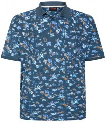 Espionage P221 koszulka polo w kwiatowy wzór