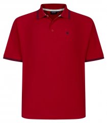 Espionage P232 Koszulka polo pique czerwony/granatowy
