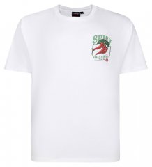 Espionage T457 Spicy Chilli Koszulka z nadrukiem biały