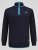D555 Conway 2 1/4 Zip Neck Fleece Sweatshirt With Bear Logo Granatowy - Bluzy & bluzy z kapturem - Bluzy & Bluzy z kapturem 2XL-12XL