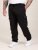 D555 Dexter 1 Cargo Jogger With Bear Embroidery TALL Czarny - TALL dresy - Spodnie dresowe TALL dla wysokich