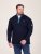 D555 Conway 2 1/4 Zip Neck Fleece Sweatshirt With Bear Logo Granatowy - Bluzy & bluzy z kapturem - Bluzy & Bluzy z kapturem 2XL-12XL