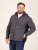 D555 Conrad Detachable Hood Bonded Fleece Zip Through Hoody Granatowy - Bluzy & bluzy z kapturem - Bluzy & Bluzy z kapturem 2XL-12XL