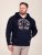 D555 Hector Adventurer Printed Zip Through Hoody Granatowy - Bluzy & bluzy z kapturem - Bluzy & Bluzy z kapturem 2XL-12XL