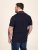 D555 Reid AOP Polo With Jacquard Collar, Pocket And Cuffs Granatowy - Koszulki polo - Koszulki Polo 2XL-8XL