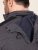D555 Conrad Detachable Hood Bonded Fleece Zip Through Hoody TALL Granatowy - TALL bluzy - Bluzy TALL dla wysokich mężczyzn