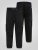 D555 Dexter 1 Cargo Jogger With Bear Embroidery TALL Czarny - TALL dresy - Spodnie dresowe TALL dla wysokich