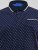 D555 Reid AOP Polo With Jacquard Collar, Pocket And Cuffs Granatowy - Koszulki polo - Koszulki Polo 2XL-8XL