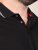 D555 Potts Jersey Polo With Jacquard Collar & Cuffs Czarny - Koszulki polo - Koszulki Polo 2XL-8XL