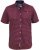 D555 Hillcrest S/S Micro Ao Print Shirt Burgundy - Koszule - Koszule 2XL-10XL