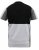 D555 Felix Couture Crew Neck Cut And Sew T-Shirt Black/Charcoal - Koszulki - T-shirty meskie Duże Rozmiary - 2XL-14XL