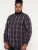 D555 Gladstone Check Button Down Collar Shirt - Koszule - Koszule 2XL-10XL