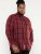 D555 Benalla Check Long Sleeve Button Down Shirt - Koszule - Koszule 2XL-10XL