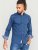 D555 Chilton LS Shirt Navy - Koszule - Koszule 2XL-10XL