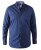 D555 Chilton LS Shirt Navy - Koszule - Koszule 2XL-10XL