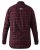 D555 Holton Dark Red Checked Flannel Shirt - Wszystkie ubrania - Odzież męska duże rozmiary