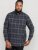 D555 Harwich Flannel Check Shirt Black - Koszule - Koszule 2XL-10XL