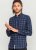 D555 Dovercourt Flannel Check Shirt Blue and Black - Koszule - Koszule 2XL-10XL
