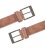 D555 Dylan Tan Bonded Leather Belt - Paski - Paski Duże Rozmiary - W40-W70/2XL-8XL