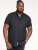 D555 James Short Sleeve Oxford Shirt Black - Koszule - Koszule 2XL-10XL